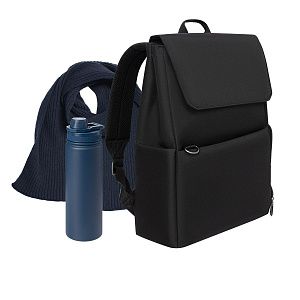 Подарочный набор Marco, синий (шарф, термобутылка, рюкзак)