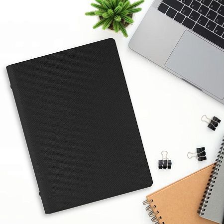 Ежедневник в суперобложке на кольцах Country Diplomat Rich А5+, недатированный, серый