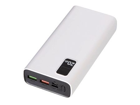 Портативный внешний аккумулятор «FAST», 20000 mAh, цвет: черный