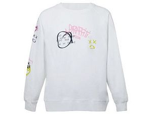 Свитшот оверсайз с рукавом реглан «Belgrade», унисекс, цвет: белый