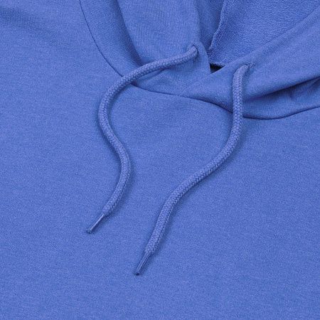 Толстовка с капюшоном унисекс Hoodie, ярко-синий меланж, размер XS