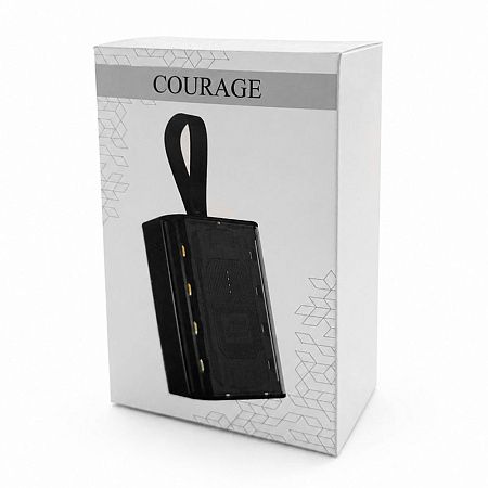Внешний аккумулятор Courage, 5000 Mah, черный