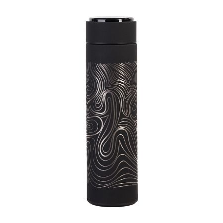 Термос "Бостон next" 500 мл с нанесением "Абстракция #1", soft touch