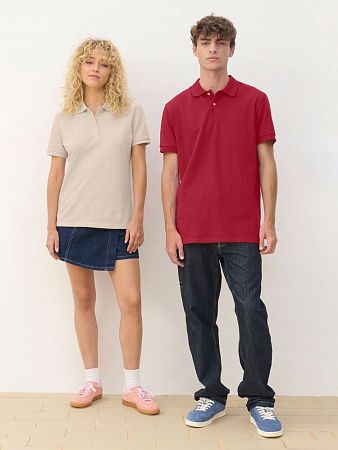 Рубашка поло унисекс Pulse, розовая (candy), размер M