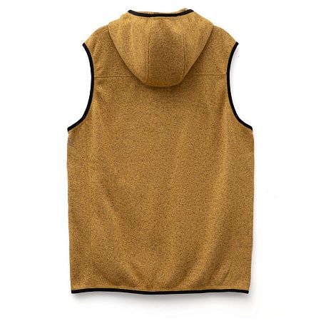 Жилет с капюшоном унисекс Gotland, горчичный, размер XL