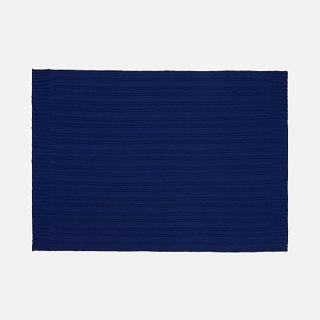 Плед Remitti, темно-синий (кобальт)