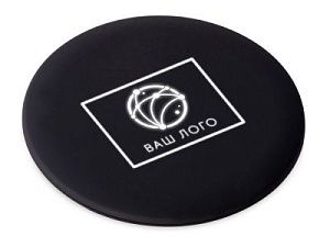 Беспроводное зарядное устройство с подсветкой логотипа «Moon spot», 10 Вт, цвет: черный