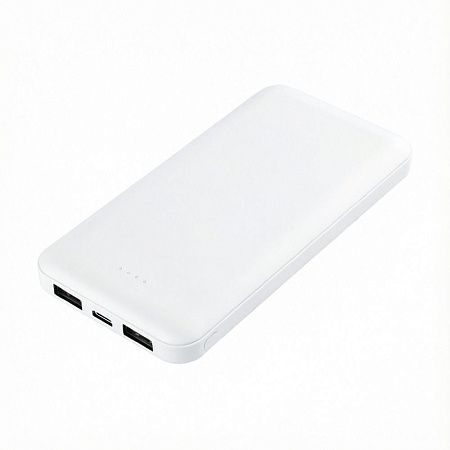 Внешний аккумулятор (powerbank) «Amper», 10 000 mAH, 5V 2.0 A, белый