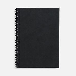 Ежедневник Notera Maxi, недатированный, черный