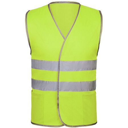 Сигнальный жилет СО-1 ТР, желтый флуоресцентный, размер M