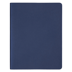 Еженедельник Flexy Soft Touch Latte  A4,  темно-синий, недатированный, в гибкой обложке