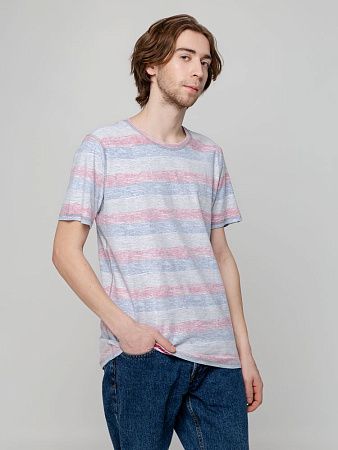 Футболка мужская Rayet двусторонняя, красная с синим, размер L