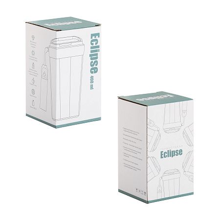 Термостакан "Eclipse_Возьми с собой" 400 мл, покрытие пудра