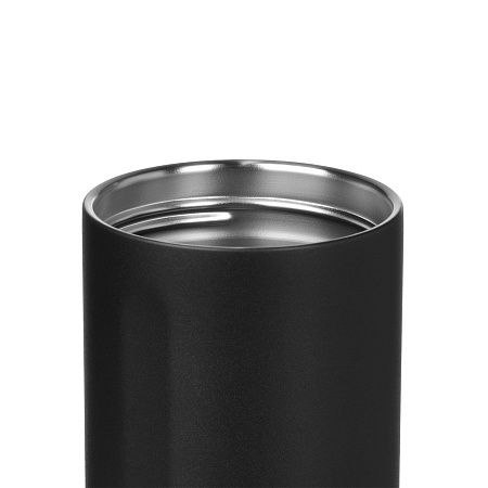 Термокружка вакуумная Toledo, черная глянцевая