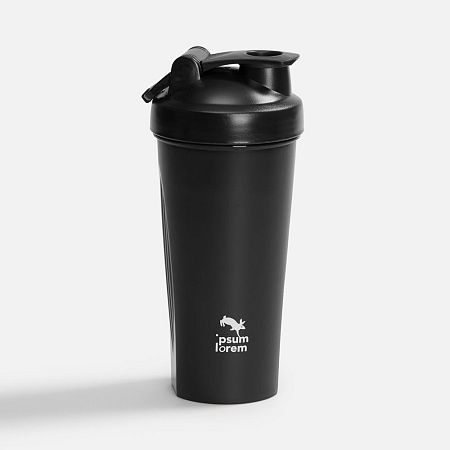 Спортивный шейкер Shake It Easy, черный