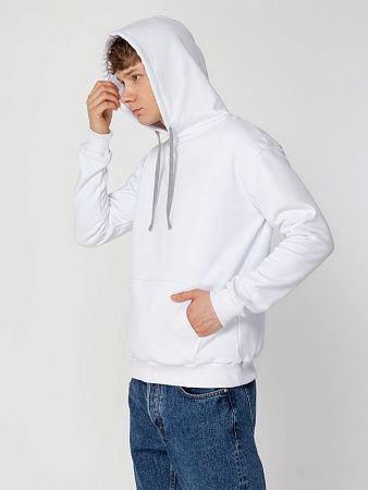 Толстовка с капюшоном Unit Kirenga Heavy, белая, размер S