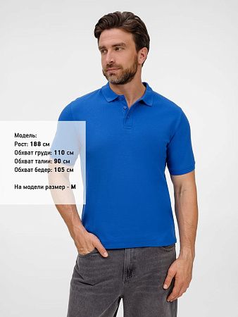 Рубашка поло унисекс Upswing, ярко-синяя, размер L