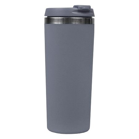 Набор подарочный Solution Duo (плед, термокружка), серый