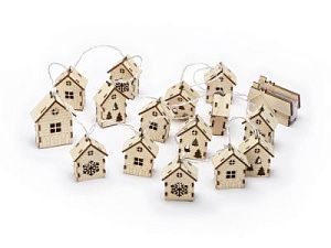 Елочная гирлянда с лампочками «Зимняя сказка», цвет: натуральный