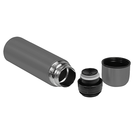 Термос вакуумный стальной Optimus  двухстеночный 500 мл, темно-серый