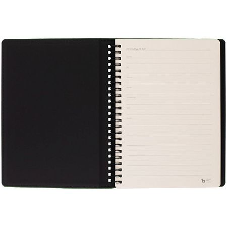 Ежедневник Spring Urban на заказ, недатированный, зеленый