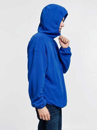 Анорак флисовый унисекс Fliska, ярко-синий, размер XL/2XL