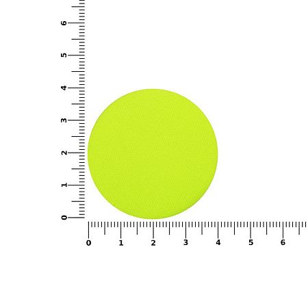 Наклейка тканевая Lunga Round, M, желтый неон