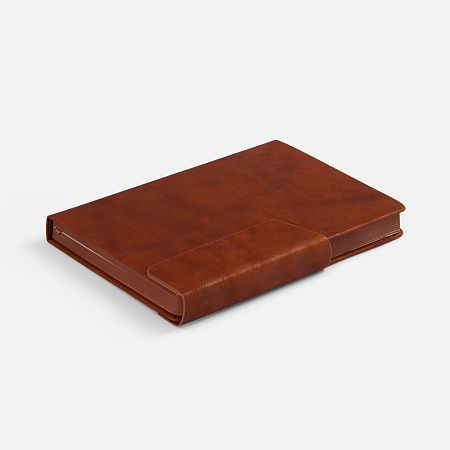 Ежедневник Leadmark, недатированный, коричневый