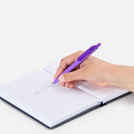 Ручка шариковая Prodir DS8 PRR-T Soft Touch, фиолетовая