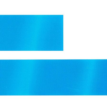 Лента сатиновая Satin 35 S, голубая, 10 см