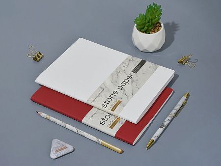 Тетрадь с каменной бумагой А5 «Carrara»