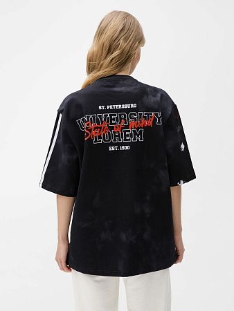 Футболка оверсайз Originelli Terry с полной запечаткой на заказ, размер XS