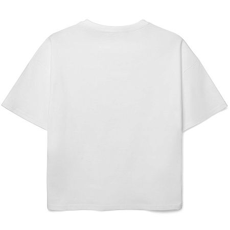 Футболка детская оверсайз Teezer, белая, размер 8 лет (122-128 см)