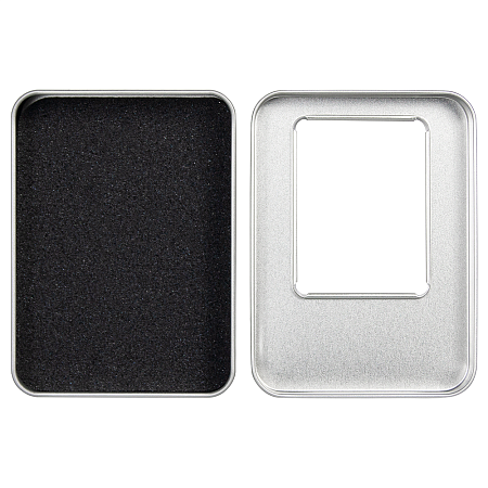 Футляр Cupertino для флеш накопителя металлический, размер 11,5*8,5 см, серебристый