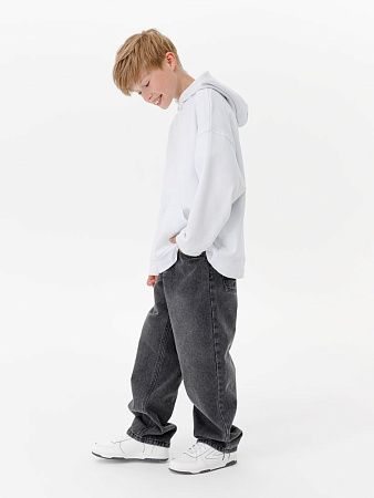 Худи детское оверсайз Houdini, белое, размер 10 лет (130-140 см)