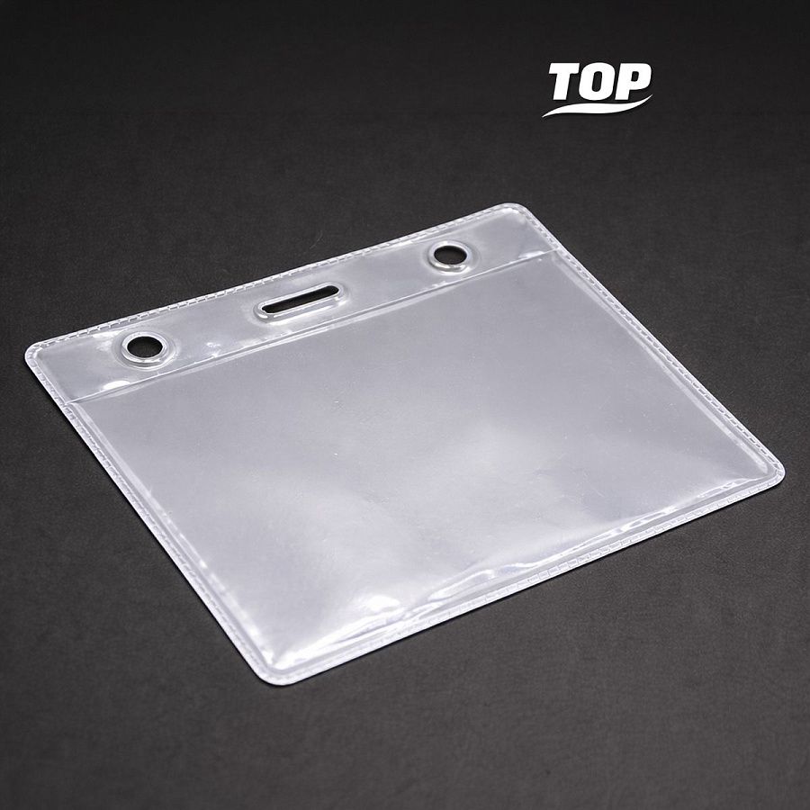 Карман для бейджа Track, горизонтальный, 10,5х9,4см