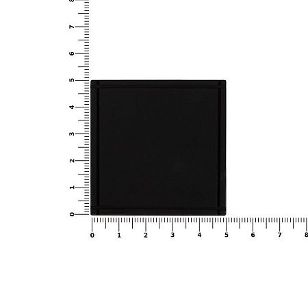 Лейбл из ПВХ Dzeta, L, черный