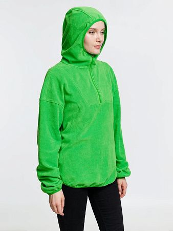 Анорак флисовый унисекс Fliska, зеленое яблоко, размер XL/2XL