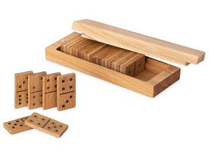Игра «Домино» из массива бука, цвет: натуральный