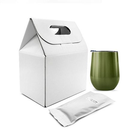 Набор Coffee Box с кофером металлик CO12m