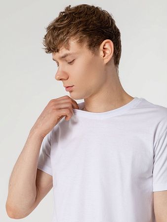 Футболка унисекс T-Bolka 160, белая, размер M