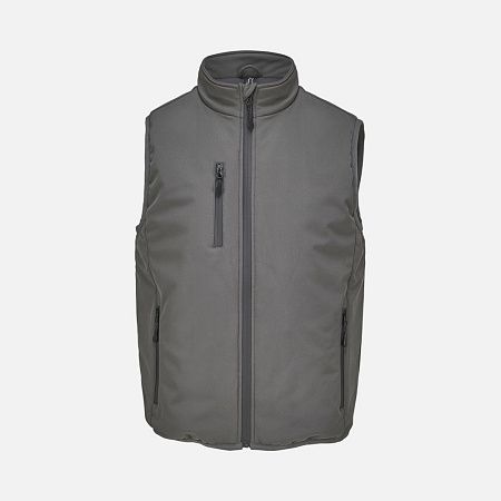 Жилет софтшелл унисекс Falcon BW, темно-серый, размер XS