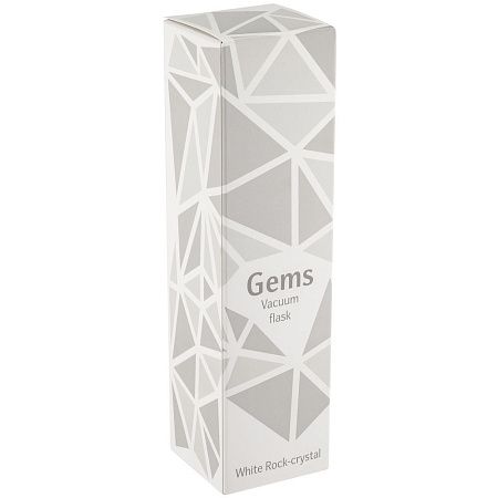 Термос Gems White Rock Crystal, белый горный хрусталь