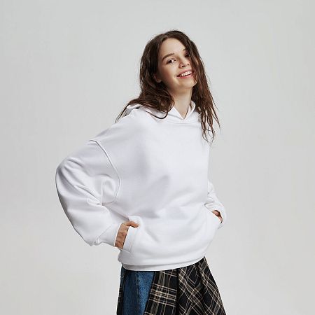 Худи оверсайз унисекс FUSION, белый