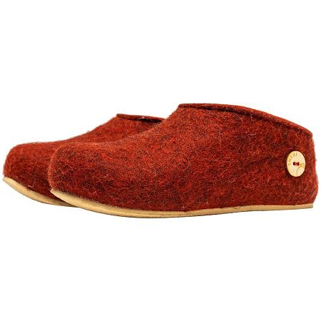 Домашние валенки Cant, красно-коричневые (терракот), размер 40
