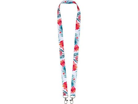 Ланъярд под сублимацию с 2-мя карабинами, 2 см