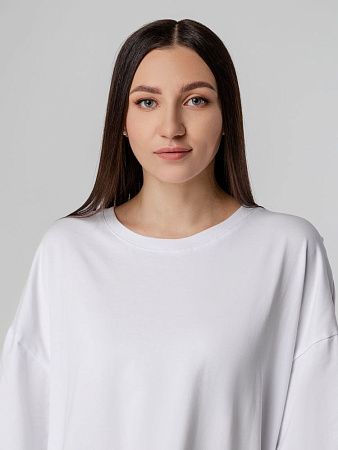 Футболка унисекс оверсайз Crosstown, белая, размер S