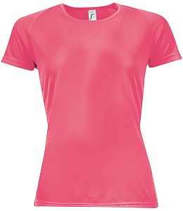 Футболка женская Sporty Women 140, зеленое яблоко под нанесение