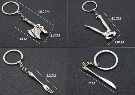 Брелки металлические