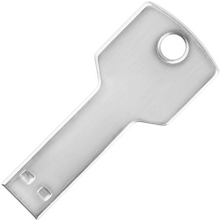 Флешка КЛЮЧ Серебристая 4040.06.8ГБ